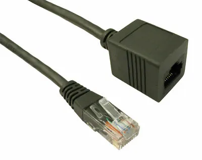 £4.45 • Buy Ethernet Extension Cable Cat6 Network RJ45 Extender Lead Male To Female Lot