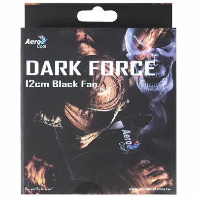 AeroCool Dark Force 12CM Fan - Black • $30