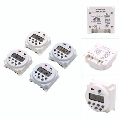 CN101A 12V 24V 110V 240V Digital LCD Power Timer Switch Re GzWSTSJ Je • £6.53