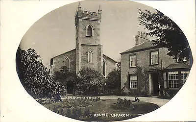 Holme Near Burton In Kendal. Church. Oval Picture. • £11