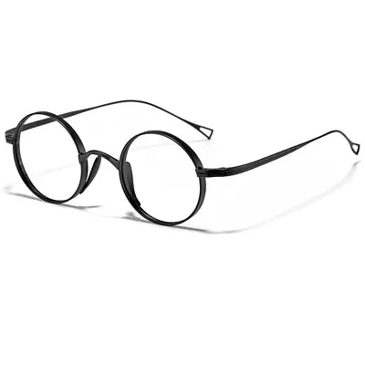 Super Lightweight Titanium Retro 45mm Spectacle Glasses Round Eyeglass Frames • $24.23