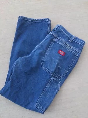 Dickies Men's Work Jeans Carpenter Pants Destroyed W/ Paint Stains Sz 33x30 • $13