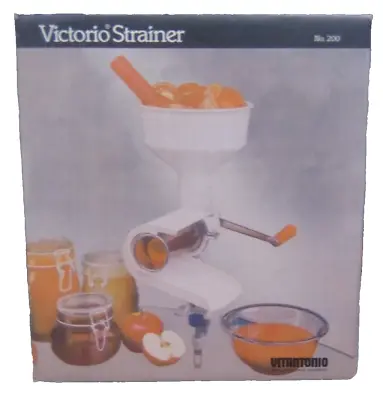 Vitantonio Victorio Model 200 Tomato Food Strainer Canning Juicer With Box • $49.95