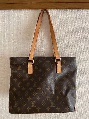 Louis Vuitton Monogram Tote Caba Piano M51148 Shoulder Bag Brown Authentic • $294.80