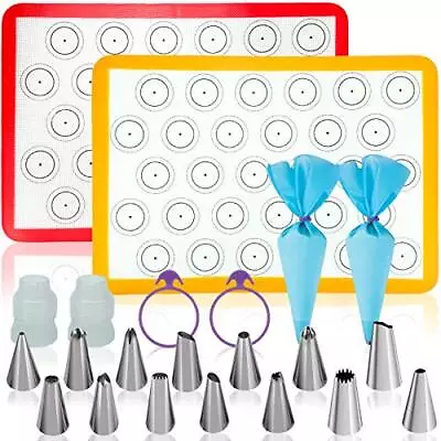 Macaron Baking Kit Silicone Mat22 Pcs Set Macaron Baking Supplies Baking Set ... • $22.50