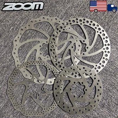 ZOOM MTB Bicycle Rotor 140/160/180/203mm Disc Brake Rotor Stainless Steel 6 Bolt • $8.97