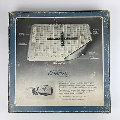 Vintage 1977 Deluxe Scrabble Game Turntable Edition Selchow & Righter Complete! • $29.99