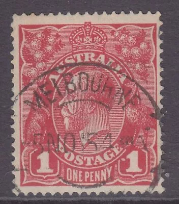 KGV Heads Single Wmk 1d Red Die 1 FU *ACSC VARIETY* SG 21c (BF1) • $4.10