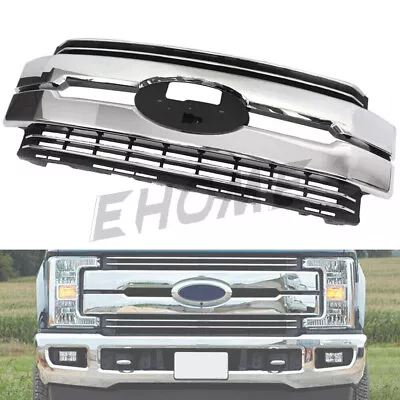 New Front Chrome Bumper Grille For Ford F250 F350 F450 Super Duty 2017 2018 2019 • $256.99