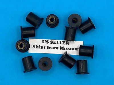 $14 • Buy New Rubber Well Nuts (1/4  X 20) For GM Station Wagon Chrome Roof Rack (QTY 12)