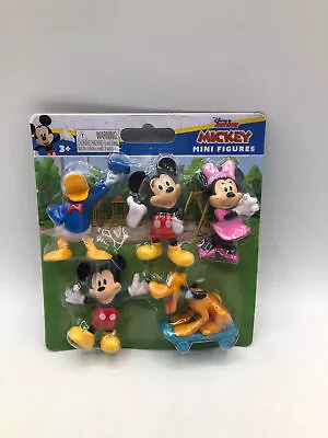 Classic Disney Mickey And Friends Mini Figures 5 Pack - Toy Bundle With Cupcake  • $13.46