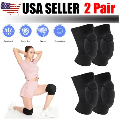 2 Pair Professional Knee Pads Leg Protector For Sport Work Flooring Construction • $13.99