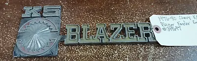 Used OEM 1976-1980 Chevy K5 Blazer Fender Emblem #349697 (219) • $62.21