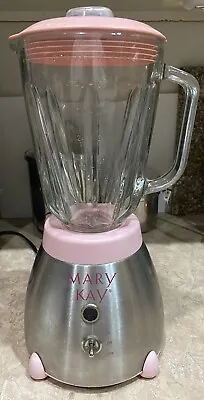 SUPER RARE Collectors Mary Kay Pink Kitchen Blender Sweet 2Speed+Pulse Chrome • $69.99