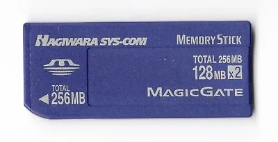 Hagiwara Sys-Com Memory Stick 256MB 128MB X2 Camera Memory Card For Sony • $34.99