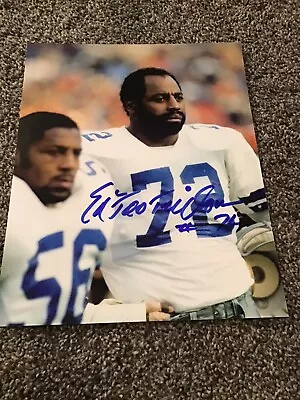 Ed Too Tall Jones  Signed Autographed Dallas Cowboys 8X10 Photo W/COA • $9.99