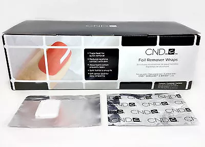 FOIL Nail Gel REMOVER WRAPS 250 Ct ( For Use With Shellac & Brisa Lite)-Cnd • $28.95