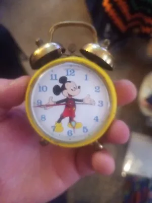 1960's Phinney Walker Walt Disney MICKEY MOUSE Alarm Clock • $0.99