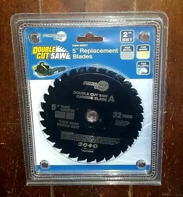 Double Cut Saw 5  Replacement Blades ~2pc Set~ Item #68327 • $28.28