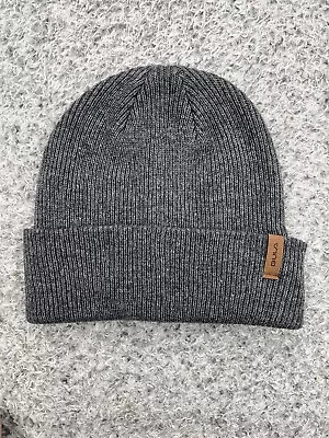 BULA Plus Men's Logo Merino Wool Blend Beanie Hat One Size Gray Gorpcore • $9.99