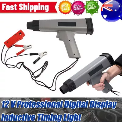 12V Digital Inductive Timing Light Boat Car Engine Xenon Ignition Tester Tool • $88.99