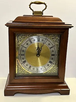 Howard Miller Chime Mantel Clock Wooden Casing Glass Door. Quartz Movement • $58
