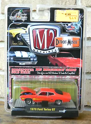 M2 Machines 1:64 Detroit-Muscle 1970 Ford Torino GT (Orange) Release 07 • $24.95