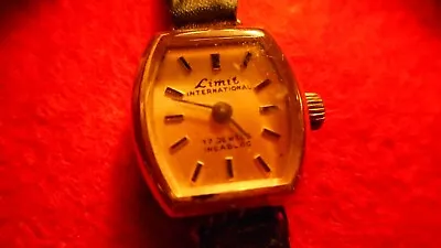 Vintage Limit International Ladies Watch Runs Good 17j Incabloc All Original !!! • $24