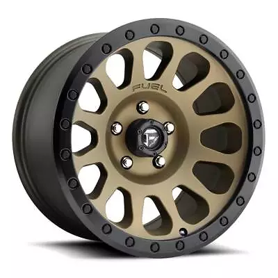 4-New 17  Fuel D600 Vector Wheels 17x9 6x5.5/6x139.7 -12 Matte Bronze Black Rims • $1324