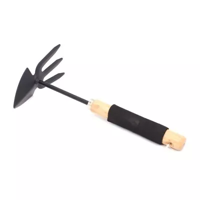 Claw Hoe With Handle Soil Hand Fork Digging Dutch Cultivator • £7.29
