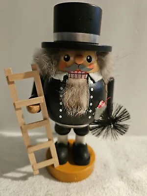 ERZGEBIRGISCHE VOLKSKUNST Seiffen Nutcracker Chimney Sweep  • $80