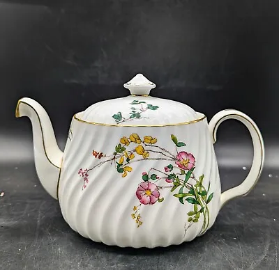 Vintage Minton Dainty Sprays Bone China Teapot W Lid Flower Floral 8  England  • $71.99