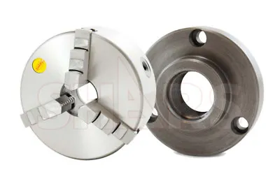 3  3Jaw Self Center Lathe Chuck TIR Certificate 1-1/2-8 TPI Thread Back Plate #[ • $99.95