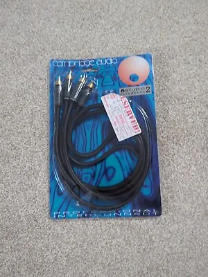 £25 • Buy Pair Of Cambridge Audio Studio Reference 0.5m RCA Interconnect Cables