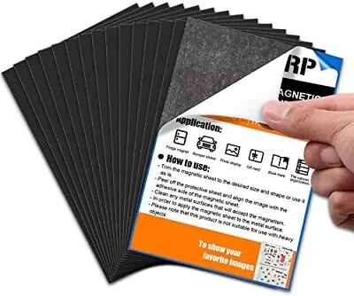 15 Pack Magnetic Sheet With Adhesive Displate Replacement Magnets Backing • $7.19