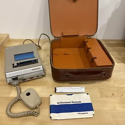 Rare Vintage 1964 Dictaphone Travel Master Complete With Microphone Carry Case ! • £49.99