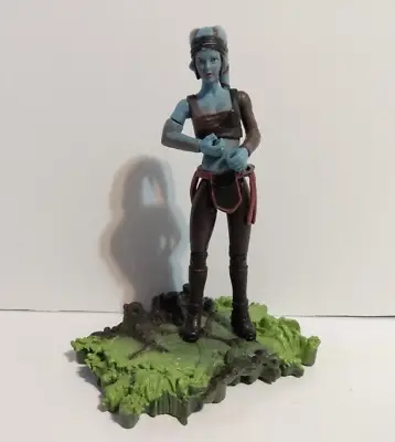 Star Wars Aayla Secura Jedi Knight (ROTS) 3.75  Inch Action Figure Hasbro 2005 • $11.01