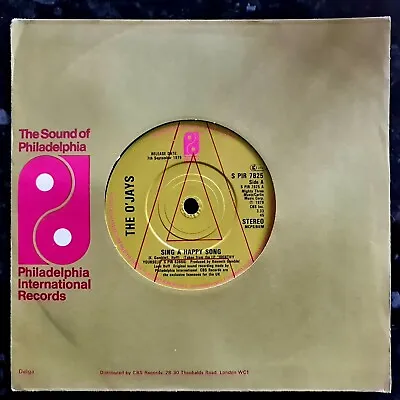 The O'Jays - Sing A Happy Song / One In A Million (Girl) - Rare Ex Con Promo 7  • £9.99