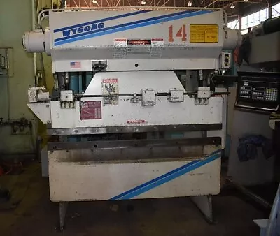 6' X 12 GA WYSONG  H-4072  40-TON CNC HYDRA-MECHANICAL PRESS BRAKE - #29962 • $12500