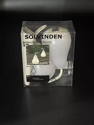 IKEA SOLVINDEN Pear Table LED Lamp Lights Pair 2014 Battery Operated NEW IN BOX • $3.99