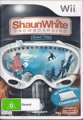 Shaun White Snowboarding Road Trip : Wii (4V Nintendo Wii PAL) Incl Manual • $2.75