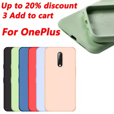 Case Cover Liquid Silicone For OnePlus Nord 8 Pro 7T 7 Pro 6T 9 Pro Soft Phone • $6.37