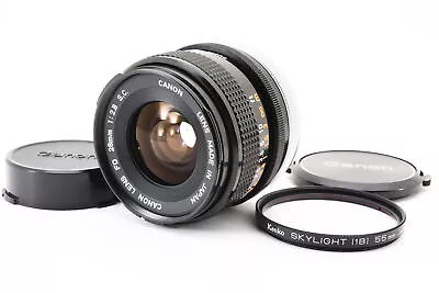 [Near MINT W/Filter] Canon FD 28mm F2.8 S.CANON Wide Angle MF Prime Lens From JP • £89.35