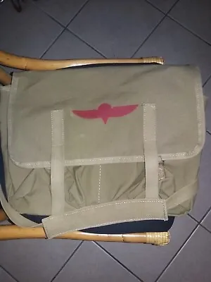 Vintage 80s Original Banana Republic Paratrooper Canvas Briefcase Bag Never Used • $100