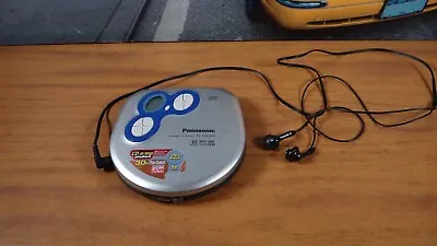 PANASONIC SL-SX240 CD Walkman Portable CD Disc Player Anti Skip + Headphones VGC • £30