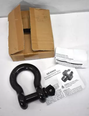 D Ring Bow Shackle Screw 7/8  BS-7-8-BLACK W 1  Pin Clevis Rigging Hummer Towing • $22.64