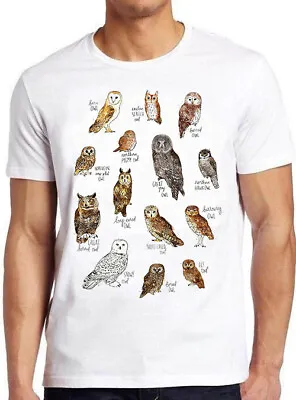 Owls Birds Nature Meme Gift Tee Gamer Cult Movie Music Vintage T Shirt M658 • £6.70