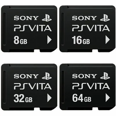 1xSony PS Vita Memory Card Official Playstation 64GB32GB16GB8GB4GB USED TEST • $11.77