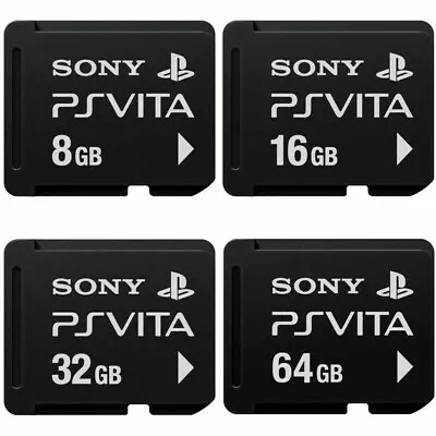 Sony PS Vita Memory Card Official Playstation 64GB32GB16GB8GB4GB USED TEST • $26.84