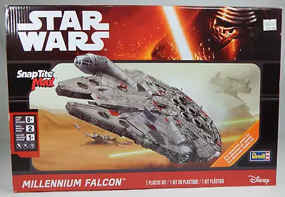 New Revell Star Wars Millennium Falcon Spacecraft Model Kit 85-1822 Snap Tite • $16.58